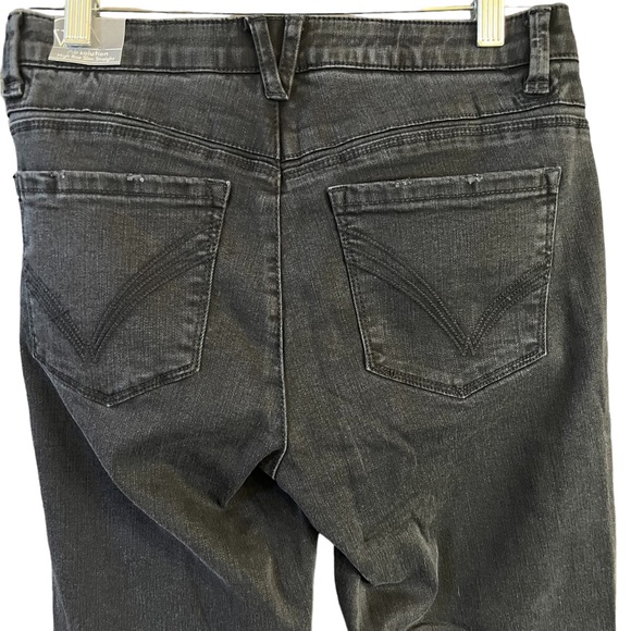 Wit & Wisdom Black Luxe Touch High Rise Slim Straight Jeans - Picture 4 of 10